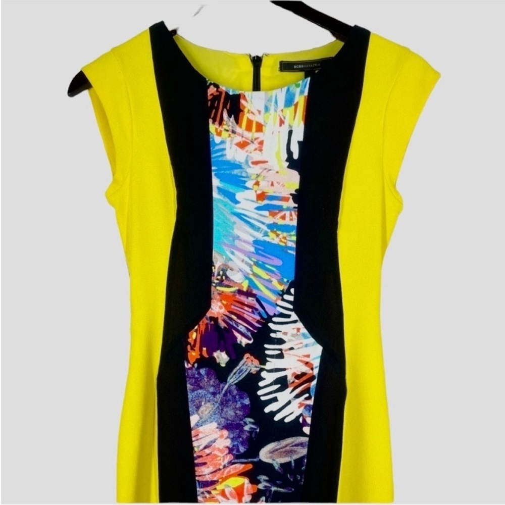 BCBGMAXAZRIA Meyna Blocked Sheath Party Dress
Size 0 - Picture 3 of 11